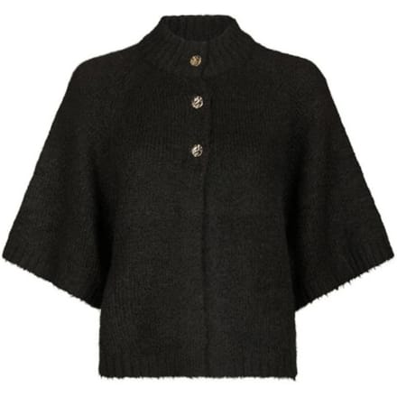 Neo Noir - Benuta Fluffy Knit Cardigan - 165816 - 676 Dark Brown