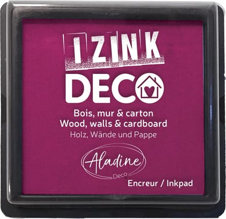 Aladine inktkussen donkerpaars XL voor creatieve decoratie projecten.