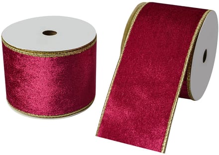 Clayre & Eef Decoratie Lint 63 mm x 5 m Roze Synthetisch