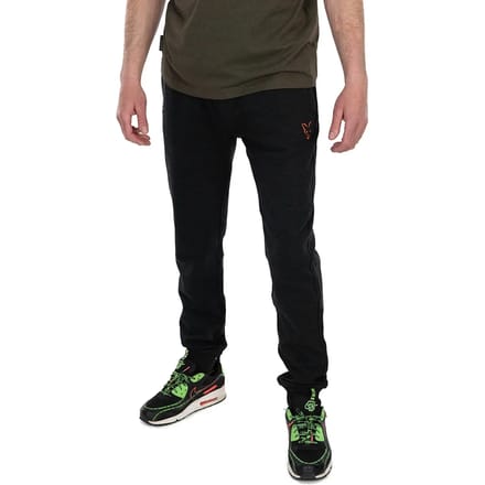 Fox Collection Lightweight Jogger Black & Orange Small