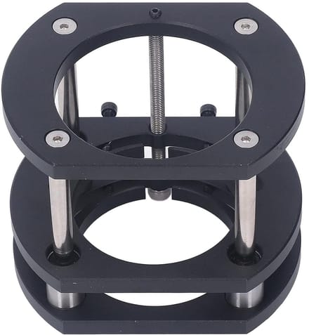 Router Lift Platform - Milling Lift - Woodworking - 4 Claw Grip - 51mm Clamping - Black