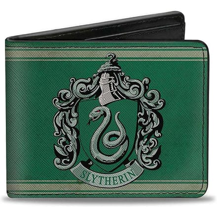 Buckle-Down Harry Potter Slytherin Bi-Fold Wallet