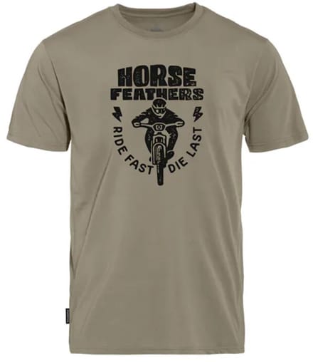Horsefeathers Full Send Tech T-shirt (taupe) - S