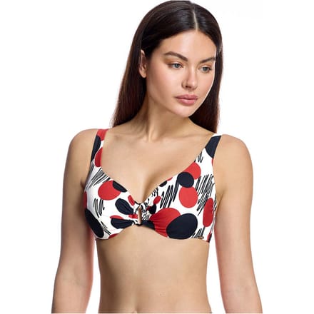Dames Verstevigende Bikinibovenstuk met V-hals W260832