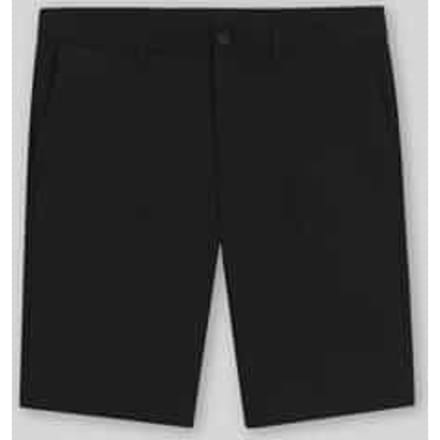 slim fit chino short met persplooien