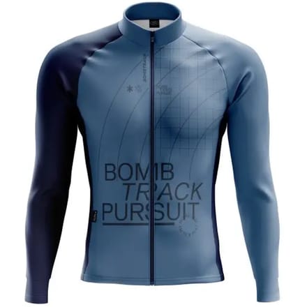 Jersey met lange mouwen Bombtrack Grids And Guides