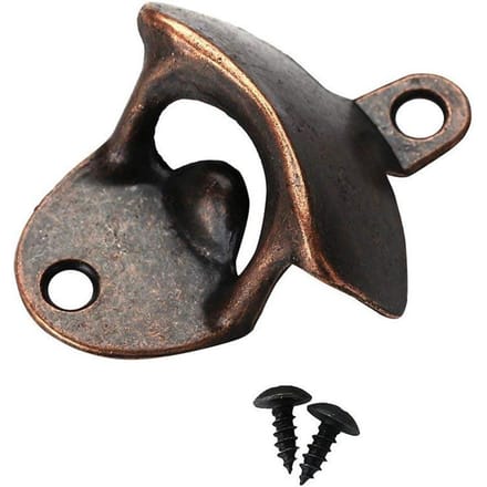 Flesopener Wandmontage Rustieke Bieropener Vintage Wijnflesopeners Voor Keuken Café Bars Feestartikelen black