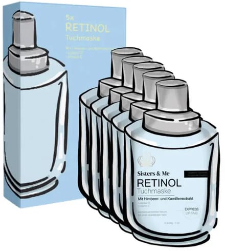 Sisters & Me | 5x Retinol Sheetmasks - Vegan