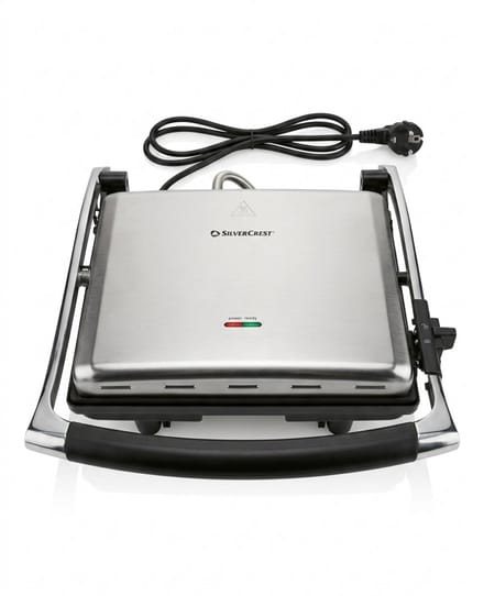 SILVERCREST KITCHEN TOOLS 2-in-1 grill - paniningrill en contactgrill - 2000W