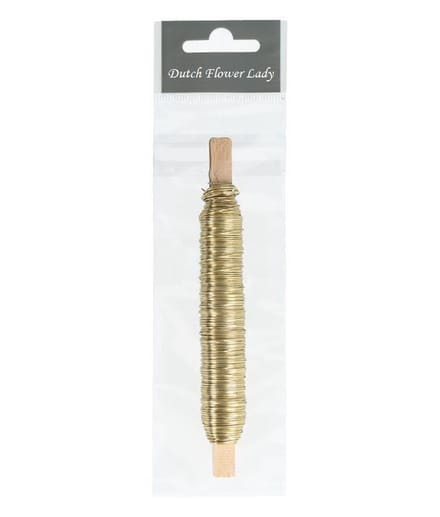 Wikkeldraad koper 0.50mm 50gram Goud