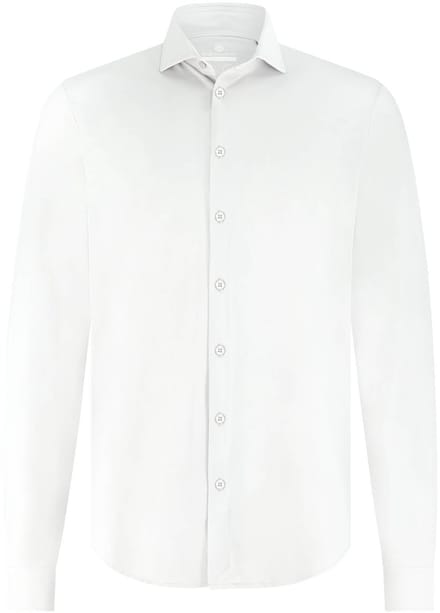 Blue Industry Casual Overhemd Lichtgrijs Heren