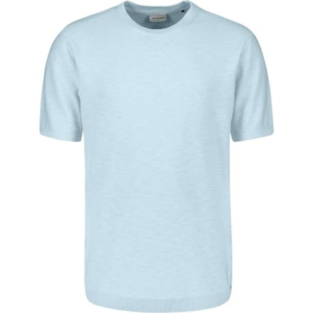 No Excess Pullover Short Sleeve Crew Neck Slub Sky  L