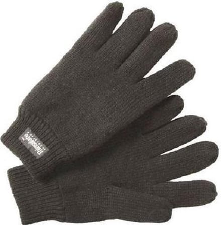 Thinsulate Handschoenen Gebreid Heren Antraciet Maat 9