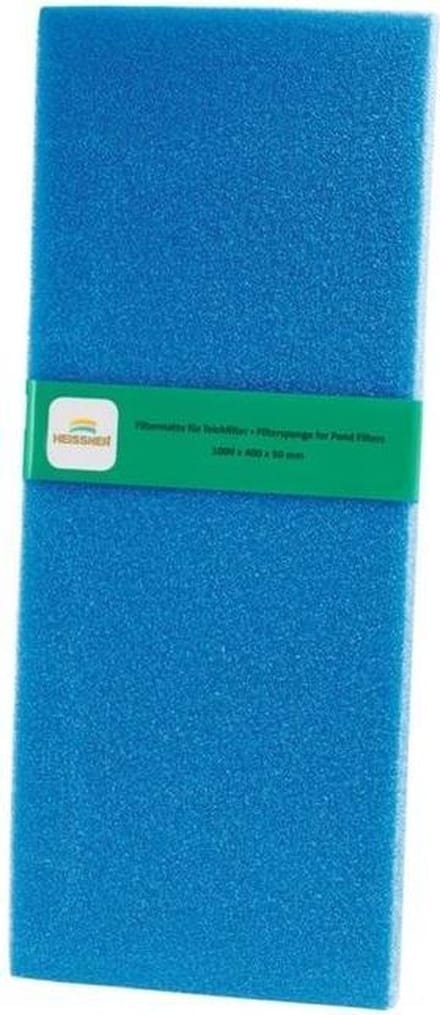 Vijver filtermat 100x40x5 cm blauw