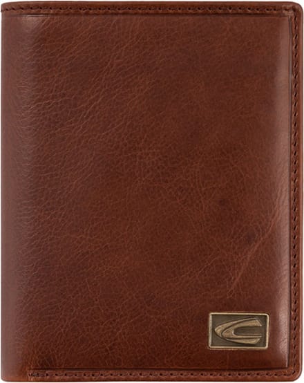 camel active Leren Portemonnee Japan Combi Wallet Cognac Bruine
