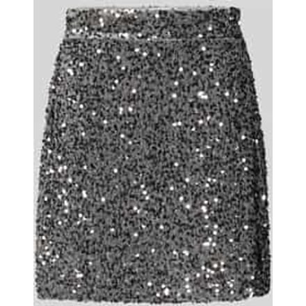 High waist minirok met pailletten, model 'FAITH'