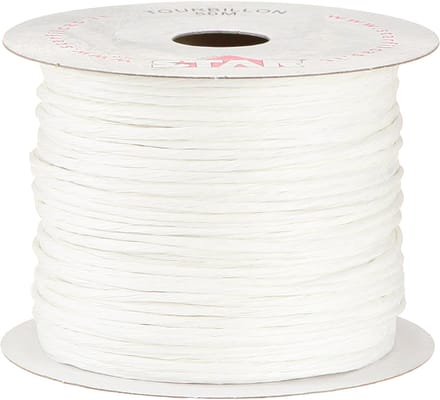 Draad gewikkeld 50m wit