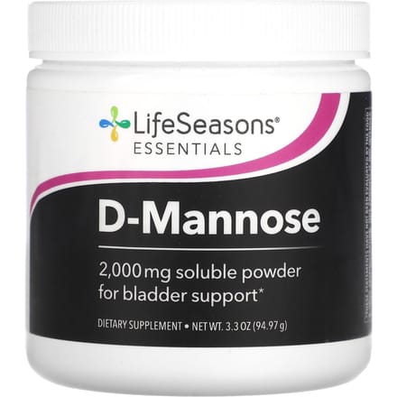 LifeSeasons, d-mannose, 2 000 mg, 3,3 oz (94.97 g)