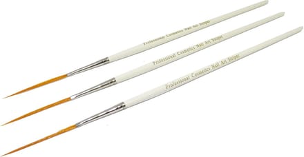 3x Professional Cosmetics Nail Art Striper Borstel fineliner manicure multipack