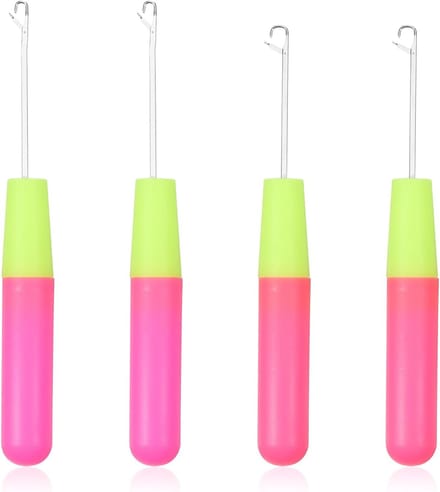 Haaknaald Set - Dread Tool - Haar Vlechten - Twee Maten - 15 cm - Multicolor