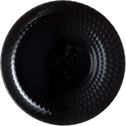 Merkloos Zwart Dinerbord 25 cm - Geometrisch Design