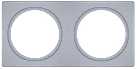 Ledvance SPOT FRAME D68, 68mm vierkant, Alu-zilver, 4099854460111