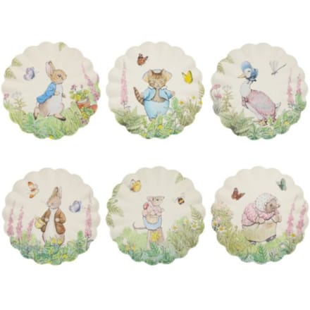 Meri meri melamine bord klein - peter rabbit, assorti