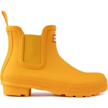 Original Dames Chelsea boots Rubber Geel Waterdicht