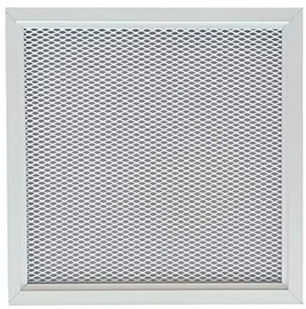 Geperforeerd Aluminium Ventilatierooster 30x30 cm – Wit RAL9016 – Luchtrooster voor Binnen en Buiten