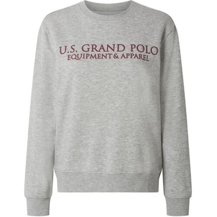 ESMARA x U.S. Grand Polo Dames Premium-Sweathoodie / Premium-Sweatpullover (Grijs, M (40/42))