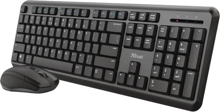 Trust Ymo - Draadloos Toetsenbord en Muis Combinatie - Zwart