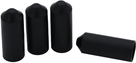 PRO-TIE® - Krimpkous Eindkap Einddop met Lijm 12-5 mm Zwart UV bestendig - PRO-TIE
