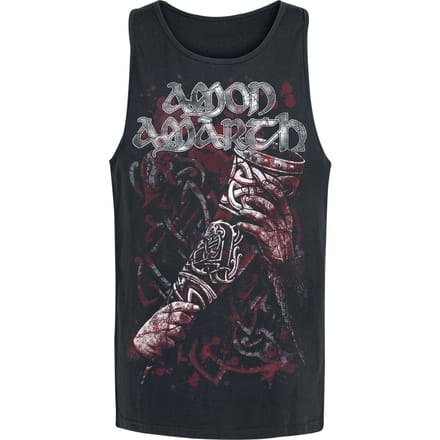 Amon Amarth Tanktop - Raise Your Horns - M tot XL - voor Mannen - zwart