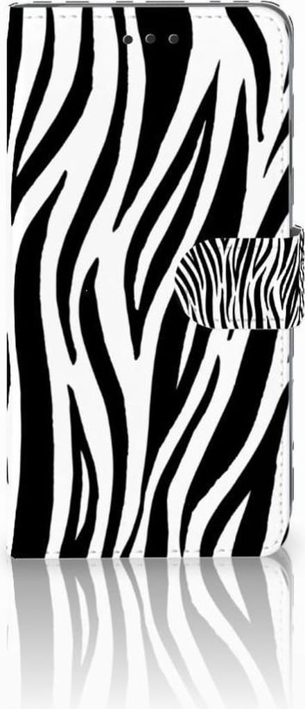 Apple iPhone Xs Max Telefoonhoesje met Pasjes Zebra
