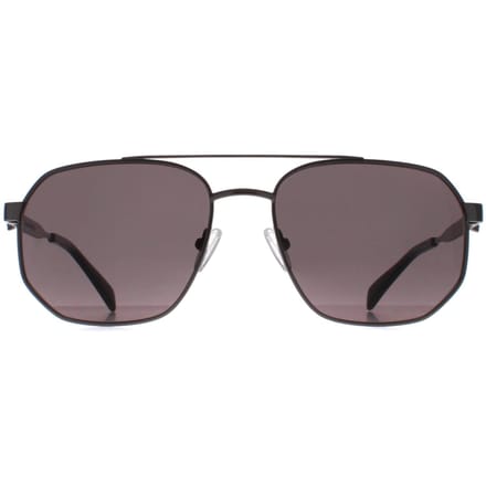 Alexander McQueen Aviator Unisex Ruthenium Grijs AM0458S