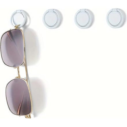1 stuks Wandmontage Brillenhouder Ophangbare Brillen Display Organizer voor Brillen wit