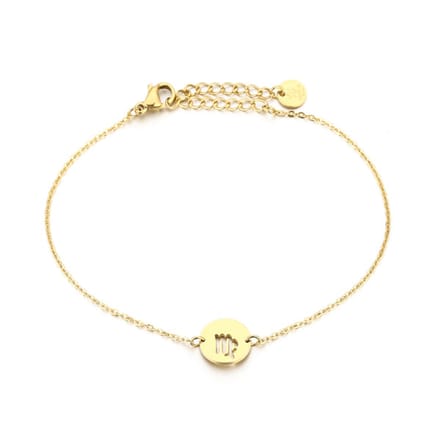 Bijoutheek Armband Virgo - Maagd Goud