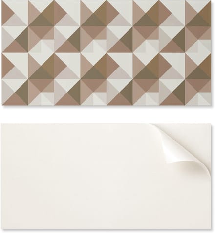 Zelfklevend vinylpaneel - Bedrukte decoratie 100x50 cm Driehoekige geometrie