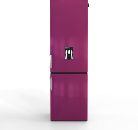 Nunki Large H2O – Koel-vriescombinatie – Waterdispenser – E-klasse – 268 liter – Front Fun Purple Gloss Metallic