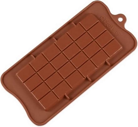 Knaak Chocoladevorm Groot - Reep - Siliconen - Mal - Bonbonvorm - Bakken - Hittebestendig