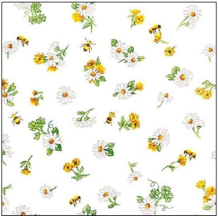 Ambiente - Servetten - Daisy all over - 25 x 25 cm - Voorjaar
