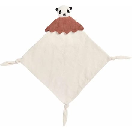 zzz OYOY Knuffeldoekje Panda Lun Lun Cuddle Cloth | Offwhite
