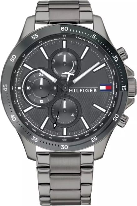 Tommy Hilfiger TH1791719 Horloge  - Staal - Grijs - Ø  46 mm
