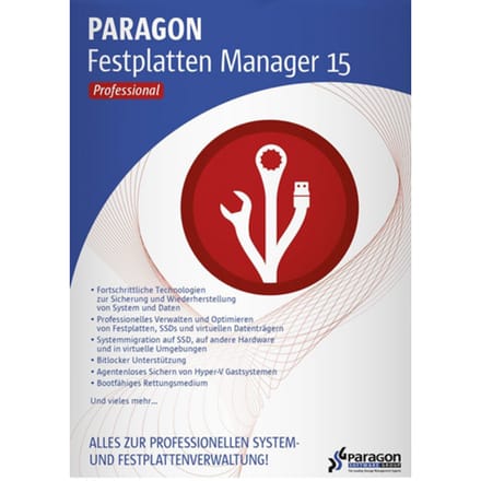 Paragon Hard Disk Manager 15 Professional, volledige versie, [Download].