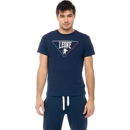 T-shirt Korte Mouw Leone 1947 Man Short Sleeves Patch