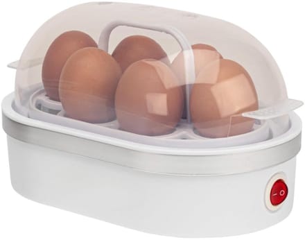 GTB® Eierkoker electrisch - Eierkoker - Eierkoker met timer - Wit - ‎12cm x 22cm x 14cm