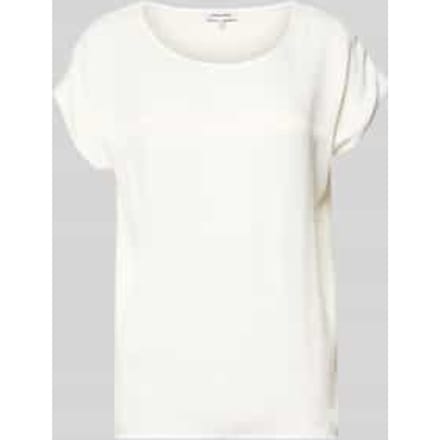 T-shirt met boothals