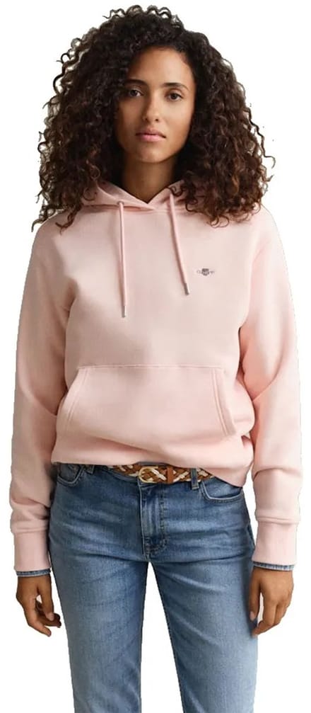 Gant Shield Hoodie Roze L Vrouw