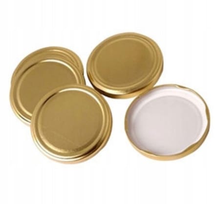Altom Sezon - Potdeksels - Gouden Deksel - 66 mm - 10 stuks