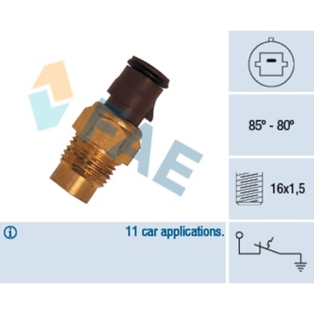 Temperatuurschakelaar, radiateurventilator FAE 36160